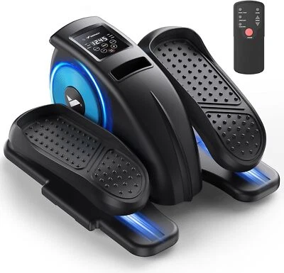 MERACH Mini Ellipsentrainer, Untertisch Elektrischer Crosstrainer Fernbedienung