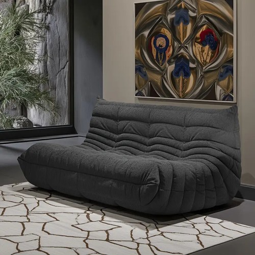 Chesterfield Sofa 1 to 3 Seats Caterpillar Lazy Sofa Tatami Floor Sofa Nap Couch - Picture 61 of 72