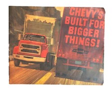1966 Chevy Series 70000 80000 Heavy Duty Gas Diesel Truck Sales Brochure 8.5x11"
