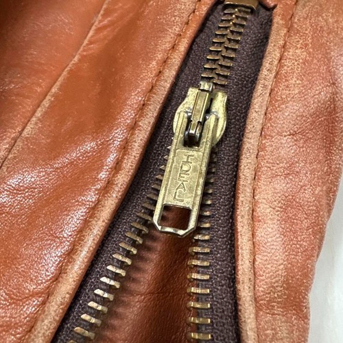 Schott 152 Single Riders Jacket Leather Men's Brown Size 36 Made inUSA Pre-owned - Picture 4 of 10