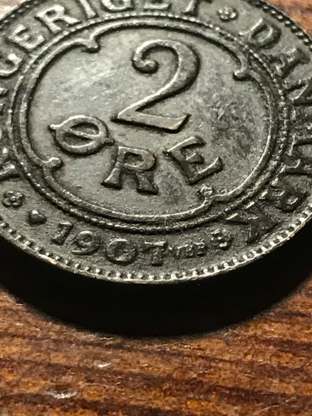 1907 danmark 2 ore coin circulated GJ mark | eBay