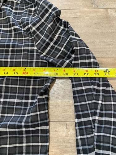 Camicia Lululemon Masons Peak uomo S a quadri con bottoni manica lunga casual in flanella - Foto 4 di 7