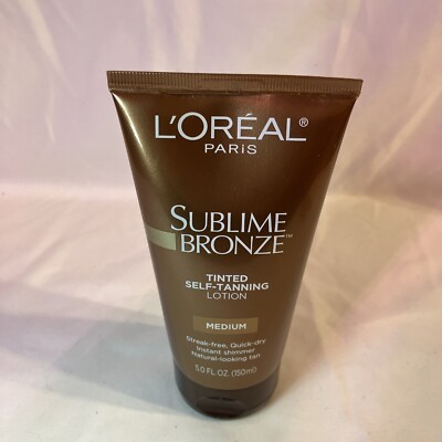 L'oreal Paris Sublime Bronze Tinted Self Lotion, Medium 5 Ounces .