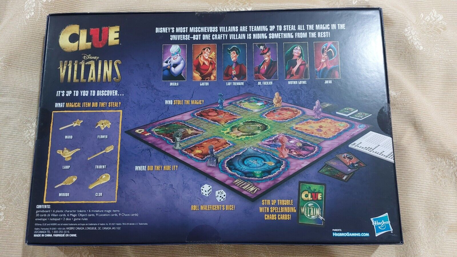  Hasbro Gaming Clue: Disney Villains Edition Board Game