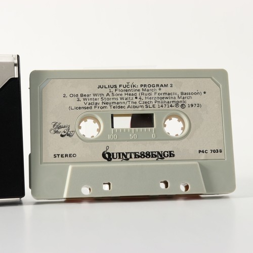 Entry of the Gladiators - Fucik Favorites (Cassette Tape 1977 Quintessence) RARE - Picture 4 of 7