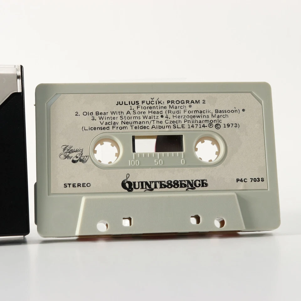 Entry of the Gladiators - Fucik Favorites (Cassette Tape 1977 Quintessence) RARE - Image 4 of 4