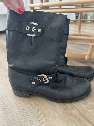 Stuart Weitzman Biker Boots (8.5) | eBay