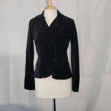 Exquisite Ralph Lauren Luxury Black Velvet Dinner Blazer Stunning Size Medium