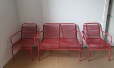 Habitat Ipanema Bench and 2 Chairs - Coral. Free Delivery, read description.