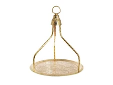 Ottoman Turkish Coffee and Tea Serving Tray, Suitable for Restaurant, Round Shap