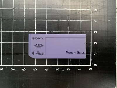 Original Sony Memory Stick  Speicherkarte Speichermedium 4MB