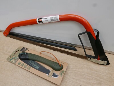 BAHCO 21'' SE16 BOWSAW HOLZSÄGE + 396 LAPLANDER KLAPPASTSÄGE