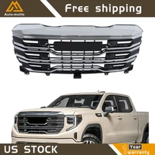 For GMC Sierra 1500 AT4/AT4X 2022-2024 84878064 Front Grille Assembly Chrome