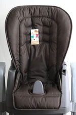 Ingenuity high chair cover in dark brown color.