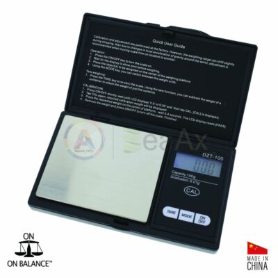 On Balance  Digital Scale DZT100 Pocket Series Max. 100g. Port. 0.01 g.