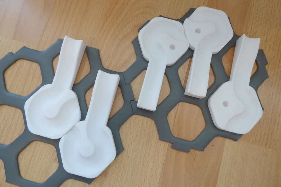 Gravitrax JUNIOR kompatible Rampen mit Kurven; 3D-Druck