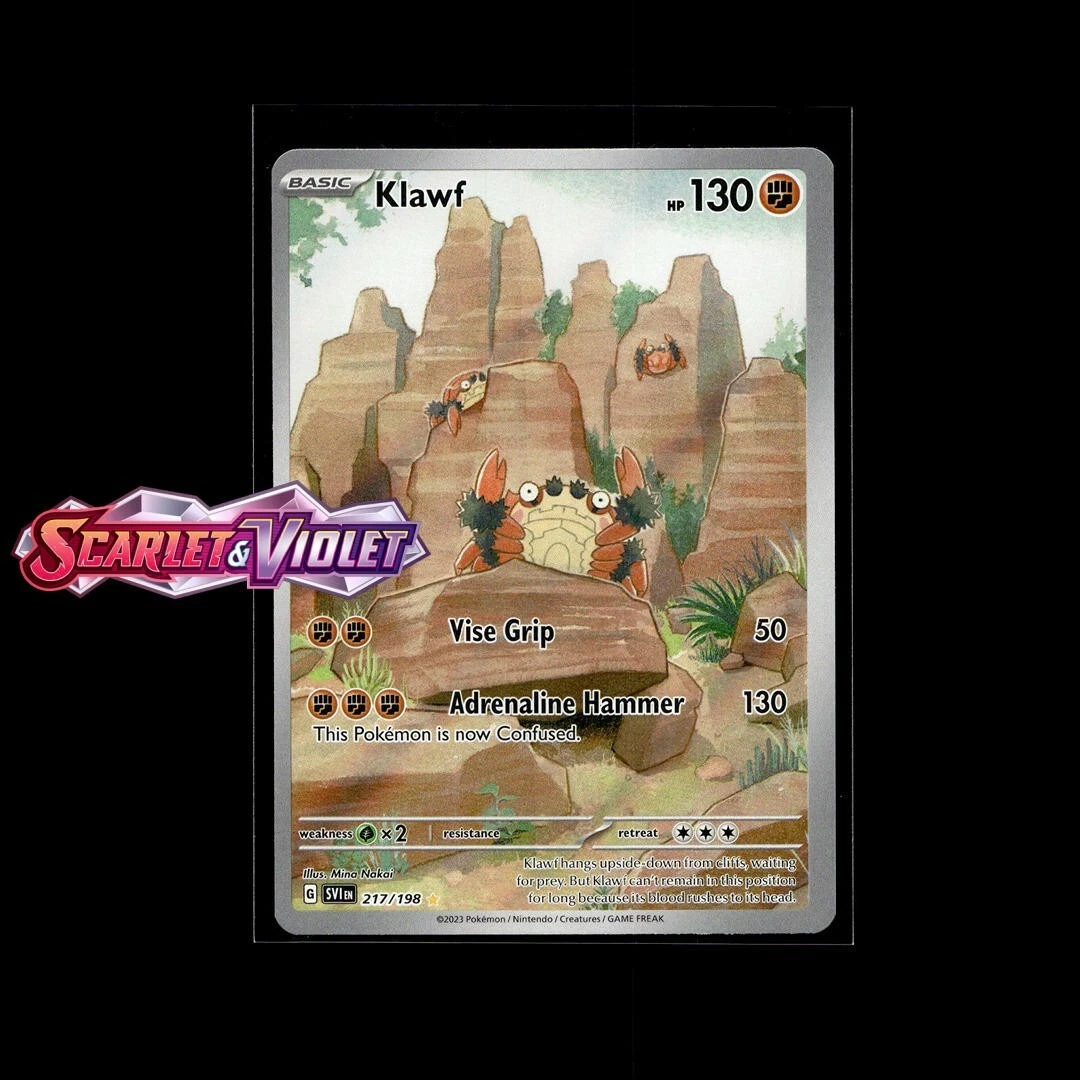 all fire type pokemon cards 2023 Pokemon Japanese Sv1s-Scarlet Ex #088 Klawf Art Rare PSA 10