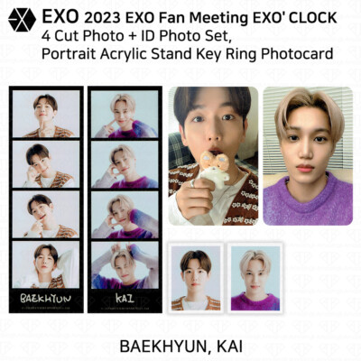 EXO 2023 EXO Fan Meeting EXO CLOCK MD 4Cut Photo ID Photo