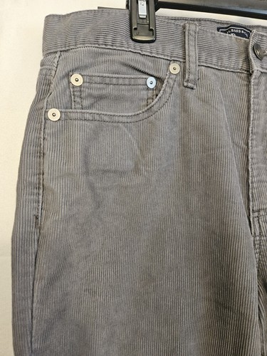 GH Bass & Co Corduroy Pants Men's 32x32 Relaxed Leg Gray Gorpcore Grunge NEW - Picture 5 of 11