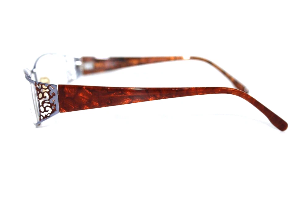 NUEVO ESSENTIAL KENYA PO2593XEL 22518 MARCO DE GAFAS AUTÉNTICO MARRÓN PÚRPURA 55 MM Foto 4 de 4