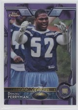 2015 Topps Chrome Rookies Purple Refractor Denzel Perryman #183 e5r