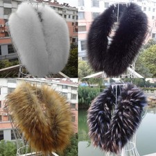 Faux-Fur Collar Scarf Stole Wrap Scarves Women Ladies Winter Warm Neck Fluff