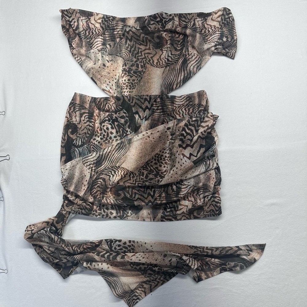 Abstract Patterned Dress - image 1