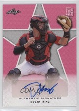 2020 Leaf Perfect Game National Showcase Pink 3/3 Dylan King #BA-DK2 Auto 1b9b