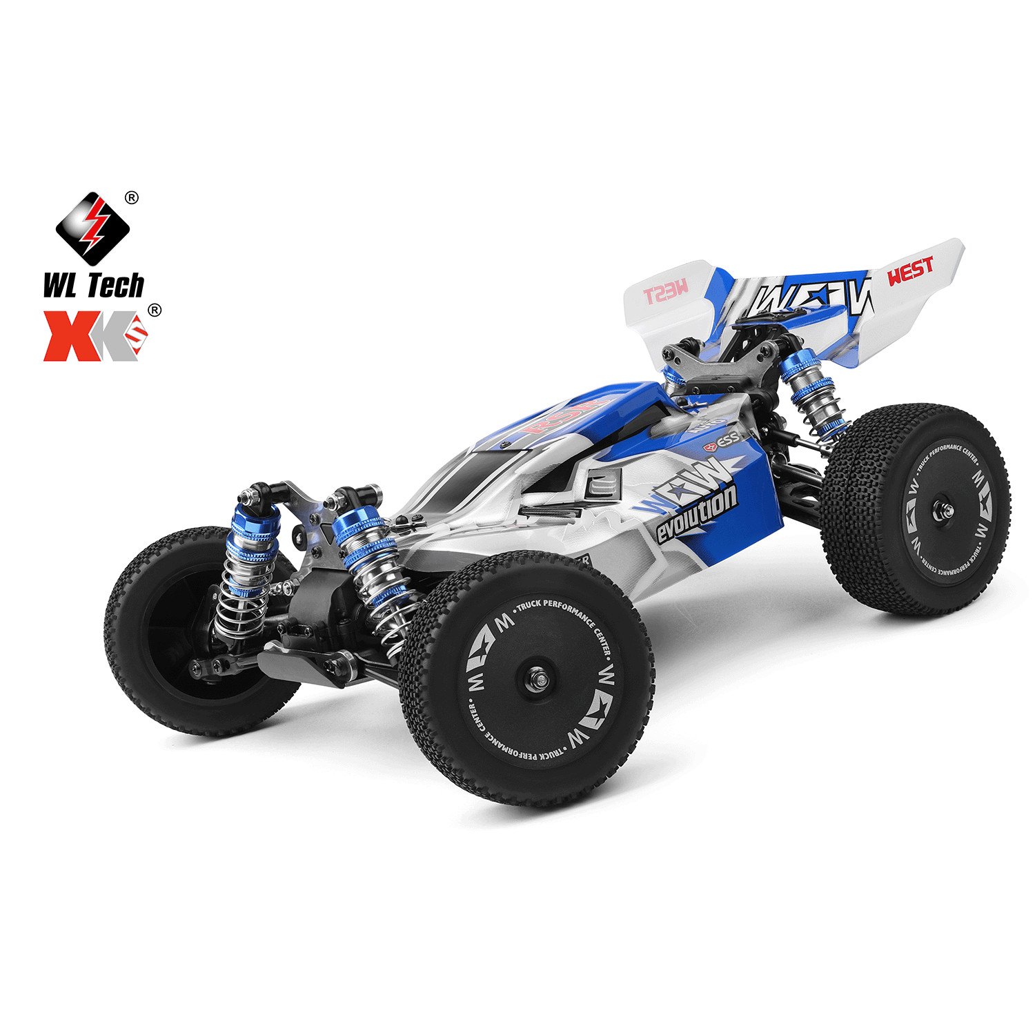 WLtoys 144011 1/14 Fast RC Car,Max 43 MPH Off-Road Remote Control Car with Light