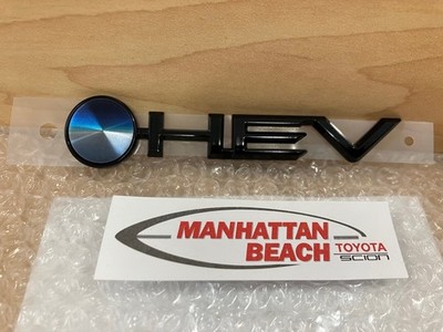 2025 RAV4 HYBRID XSE GLOSS BLACK ''HEV'' EMBLEM GENUINE TOYOTA