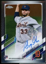 Bryan Garcia Rookie Card 2021 Topps Chrome Rookie Autographs #RABG 