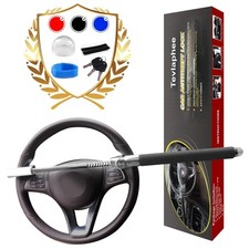 Tevlaphee Steering Wheel Lock For Cars,Wheel Lock,Vehicle Anti-Theft Lock,Adj...