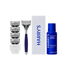Original Shaving Kit for Men - Razor Handle, 5 Razor Blade Refills, Foaming Shav