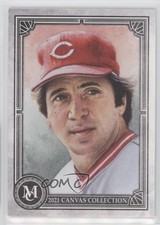 2021 Topps Museum Collection Canvas Reprints Johnny Bench #CCR-39 HOF 0sp3