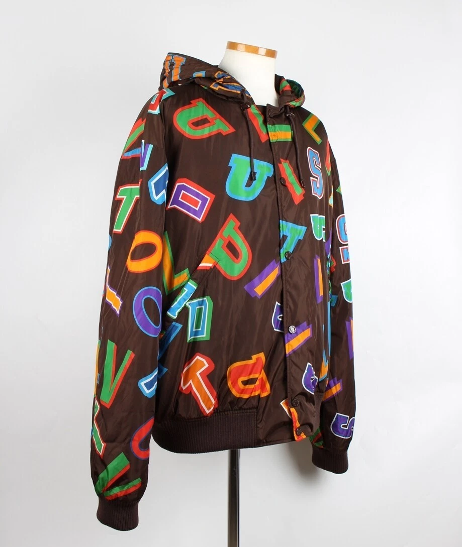 LOUIS VUITTON（LV） Louis Vuitton NBA Letters giacca a vento con cappuccio blusa 54 51244503