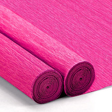 Crepe Paper Streamers 2 Rolls, 10 X 98Inch Crepe Paper Sheets for DIY Gift Colou