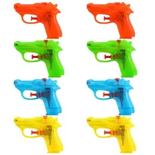 8 Pack Water Guns for Kids, 8 Pack Small Squirt Plastic for Kids, Toys