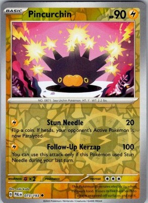 Pincurchin - Uncommon SV02: Paldea Evolved 073/193 NM