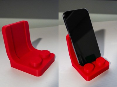Lego Brick Seat Phone Holder – Fun Practical Stand for Phones