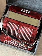 Hohner Club IIb, diatonische Harmonika mit Koffer, guter Zustand, gepflegt