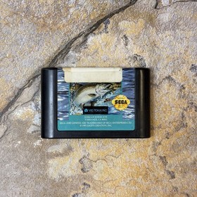 King Salmon: The Big Catch Case & Cartridge - Sega Genesis