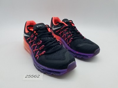 Nike Air Max 2015 Women's Size 7.5 Running Shoes Hyper Punch Black
