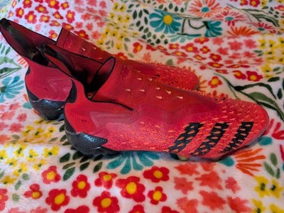 Adidas Predator Freak Demonskin Solar Red Mens 5.5 Soccer Cleats Laceless