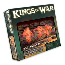 Fire Elementals - Kings of War Mantic Salamanders Nature for Warhammer 28mm D&D