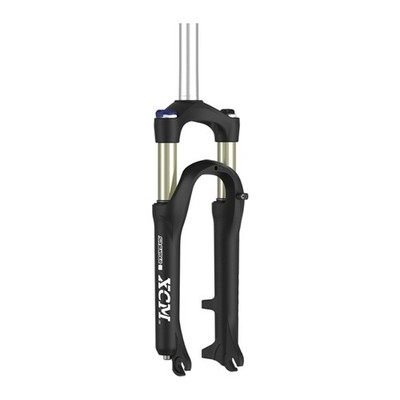 xcm junior 20 disc luftgabel 80mm, schwarz matt, hlo, qr 5x100mm, 1 1/8, Rak