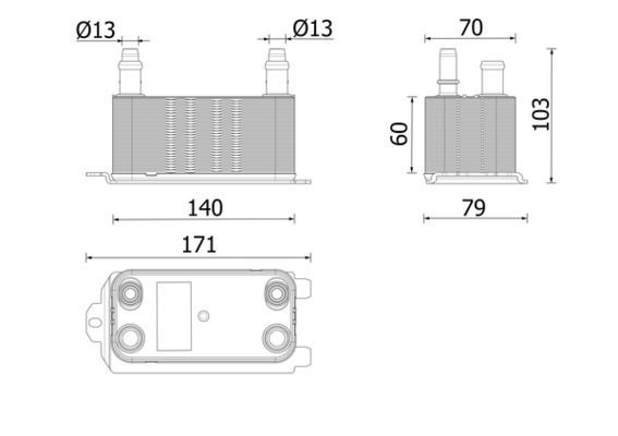 NEU - Mahle CLC326000P ÖLküHler, Automatikgetriebe FüR Land Rover-image