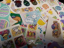 Easter sticker lot 101 pieces 