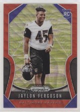 2019 Panini Prizm Rookies Red Wave Prizm 64/149 Jaylon Ferguson #379 s3g