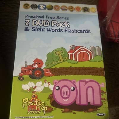 PRESCHOOL PREP SERIES 9 DVD PACK & SIGHT WORDS NUMBERS COLORS