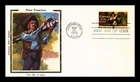DR JIM STAMPS US COVER PETER FRANCISCO CONTRIBUTORS TO CAUSE FDC COLORANO SILK